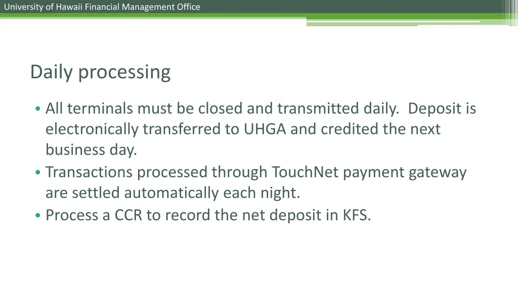 university of hawaii financial management office 23
