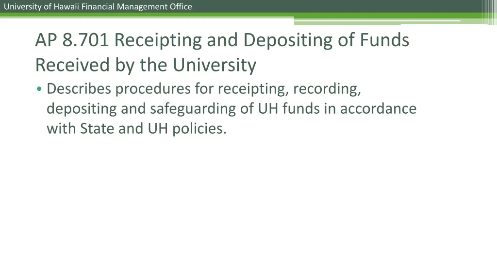 university of hawaii financial management office 4