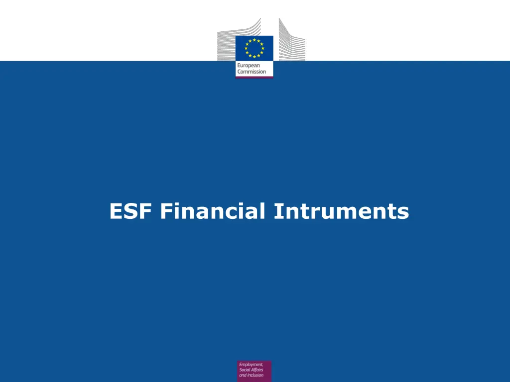 esf financial intruments