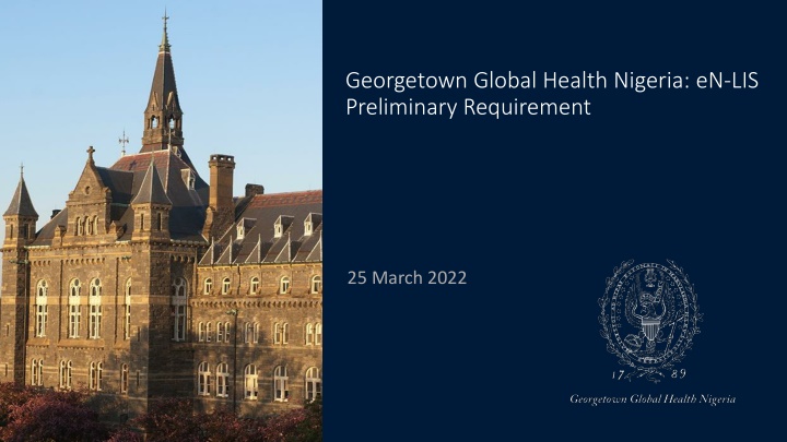 georgetown global health nigeria