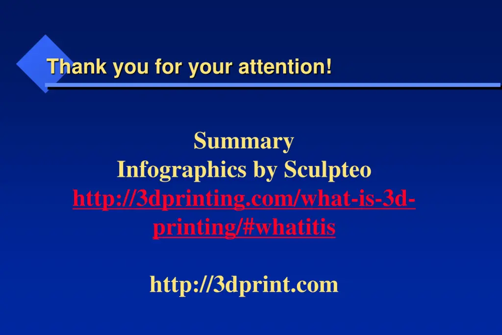 thank you for your attention