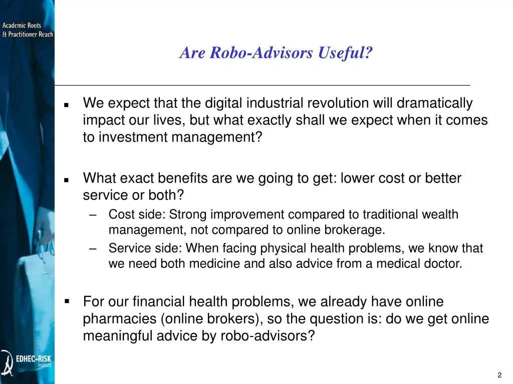 are robo advisors useful