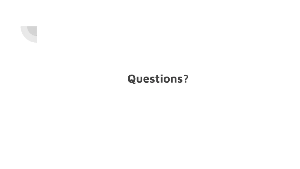 questions