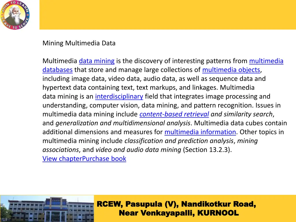 mining multimedia data