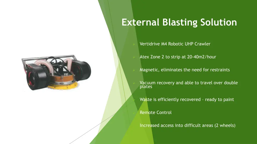 external blasting solution