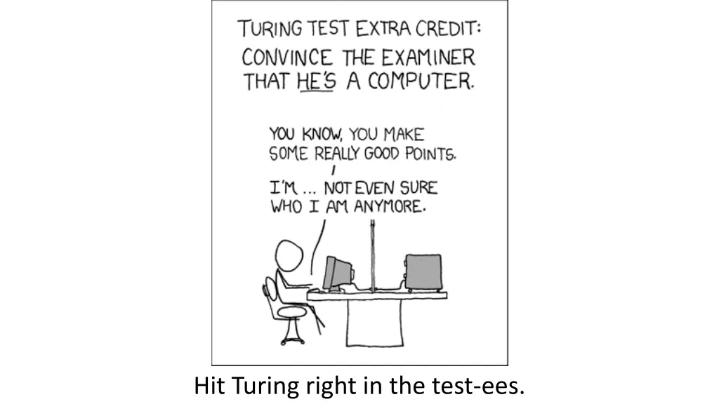 hit turing right in the test ees