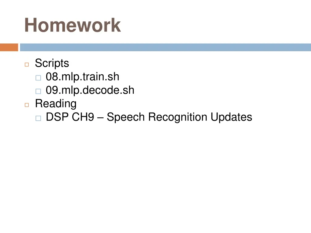 homework