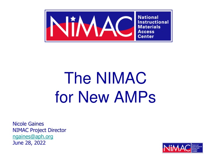 the nimac for new amps