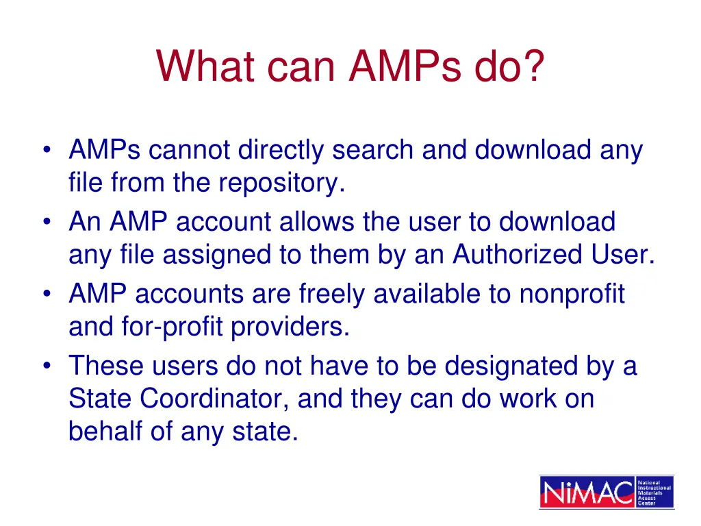 what can amps do