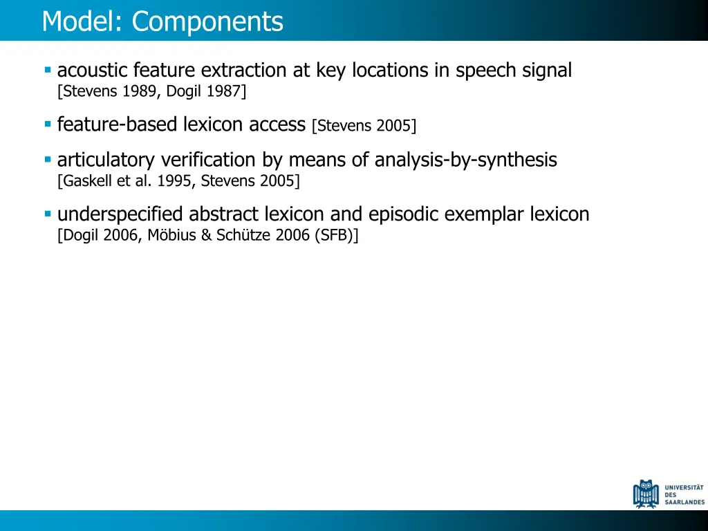 model components