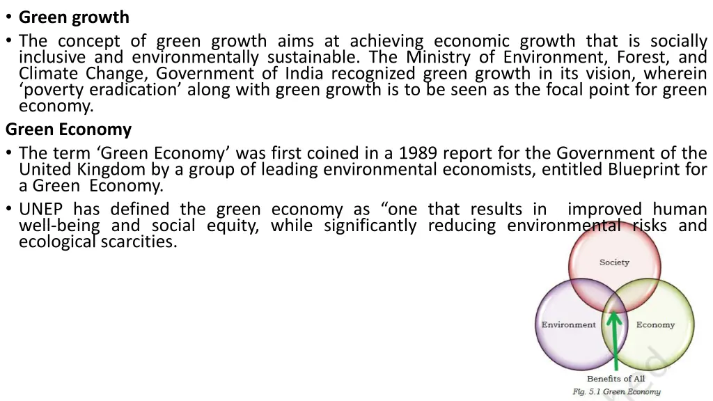 green growth the concept of green growth aims