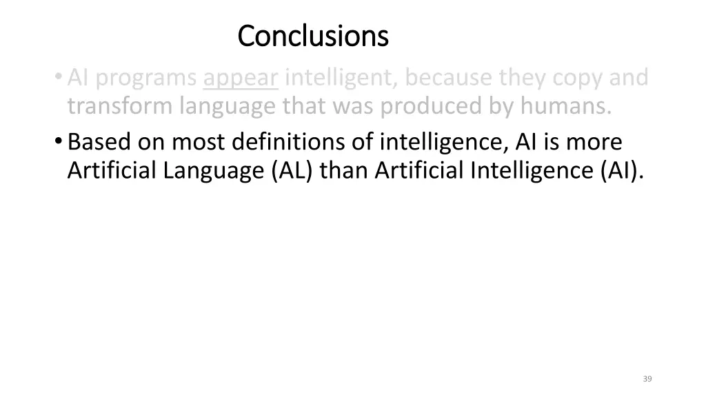 conclusions conclusions 1