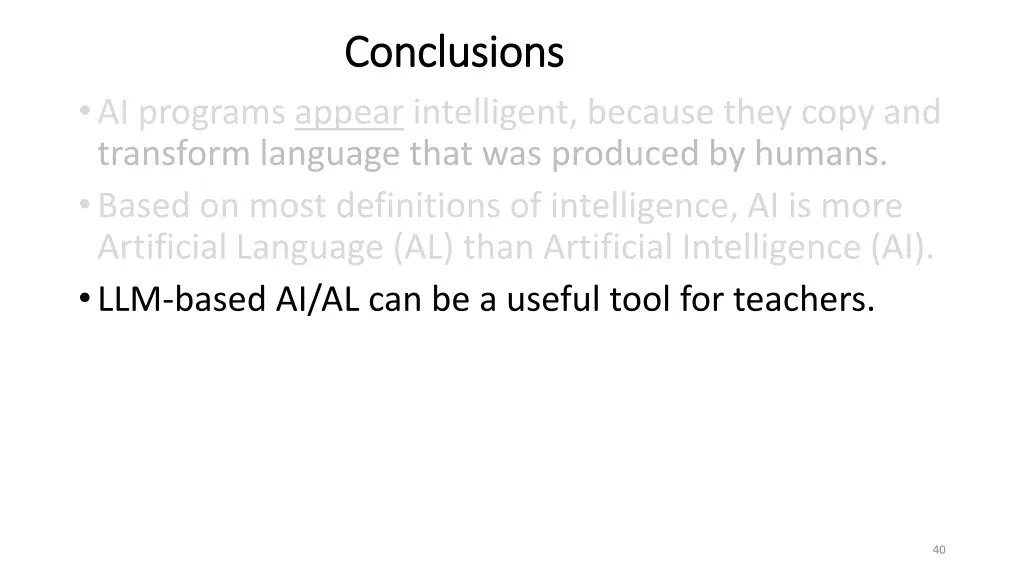 conclusions conclusions 2