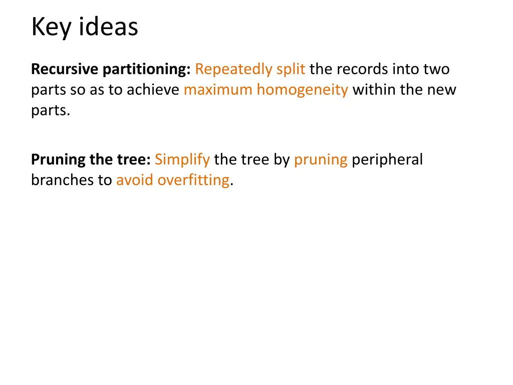 key ideas