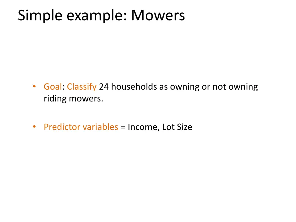 simple example mowers