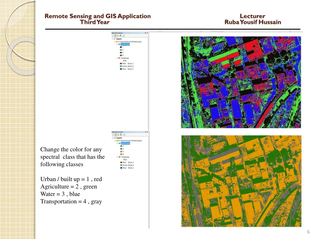 remote sensing and gis application lecturer third 4