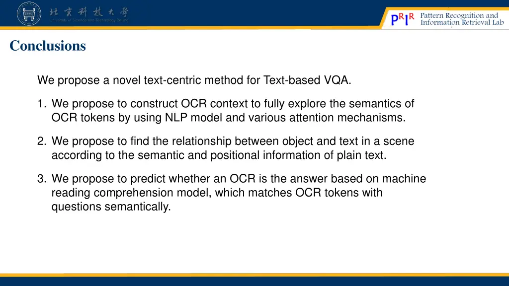 conclusions