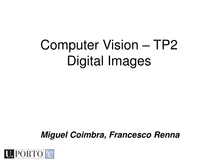 computer vision tp2 digital images