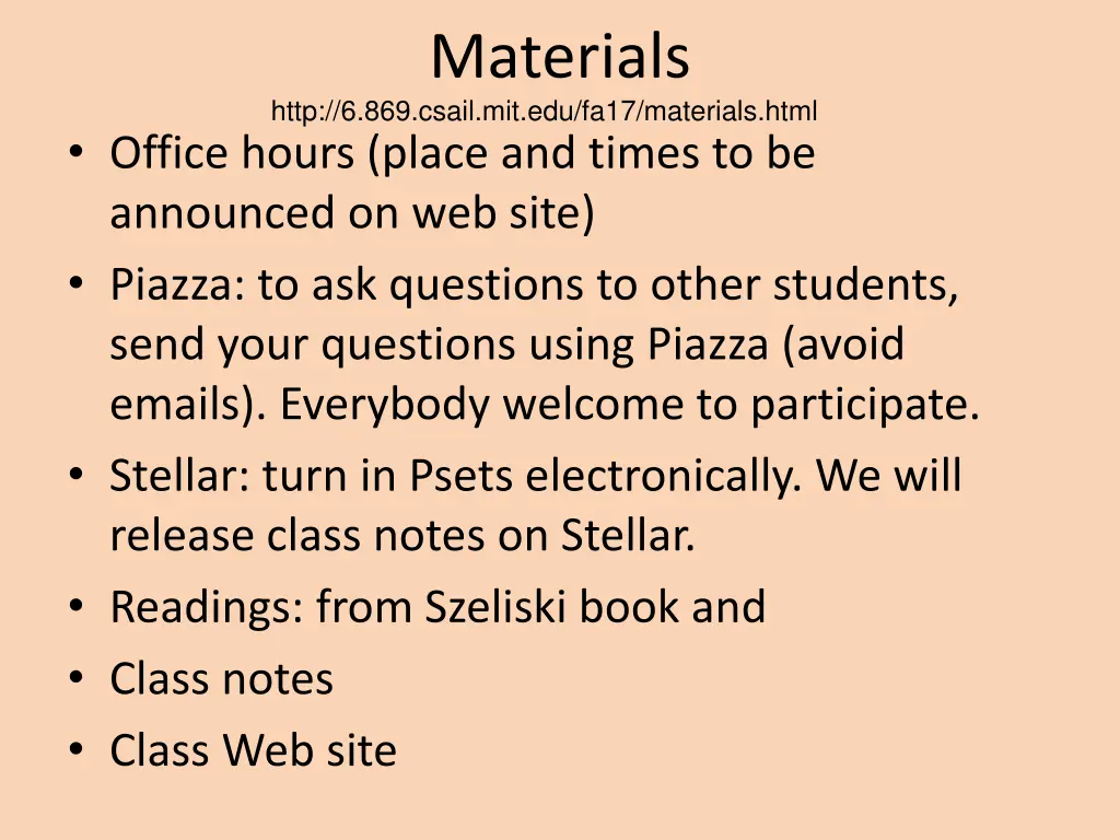 materials