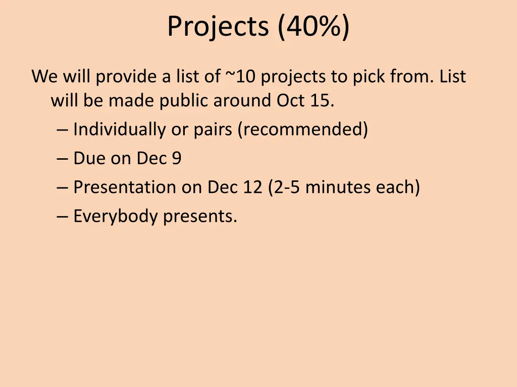 projects 40