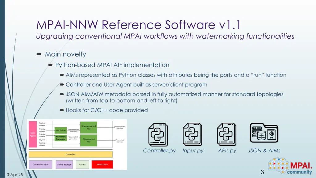 mpai nnw reference software v1 1 upgrading