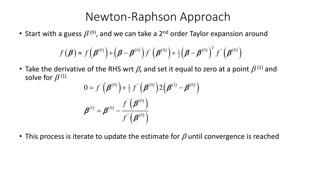 newton raphson approach 1