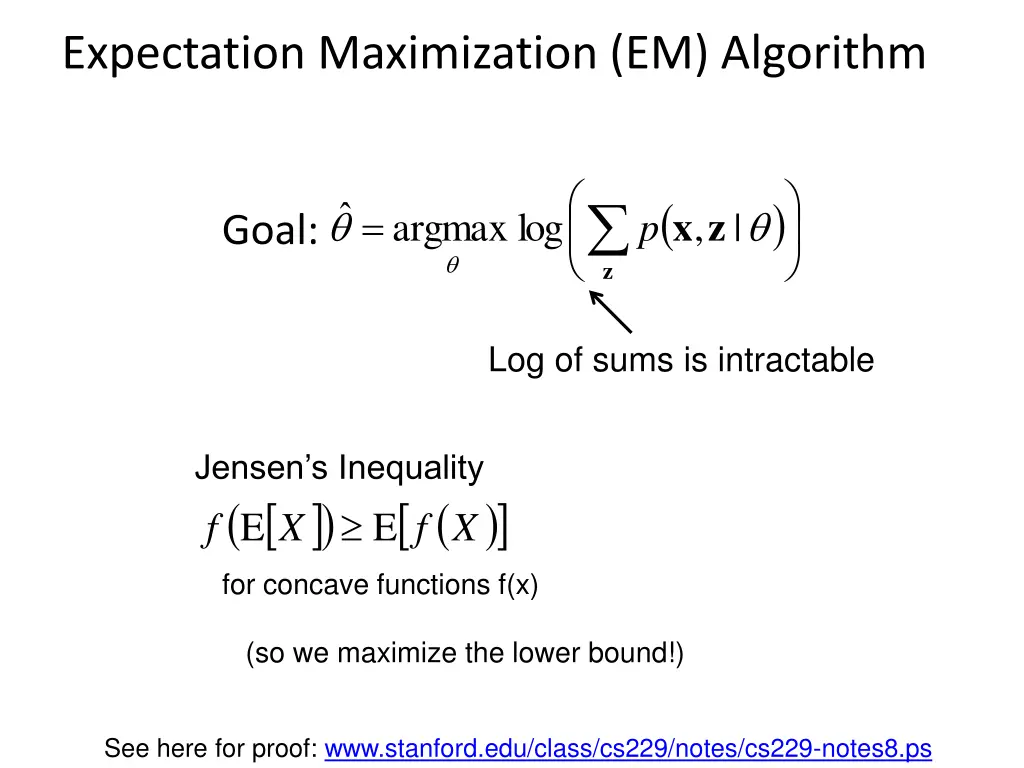 expectation maximization em algorithm