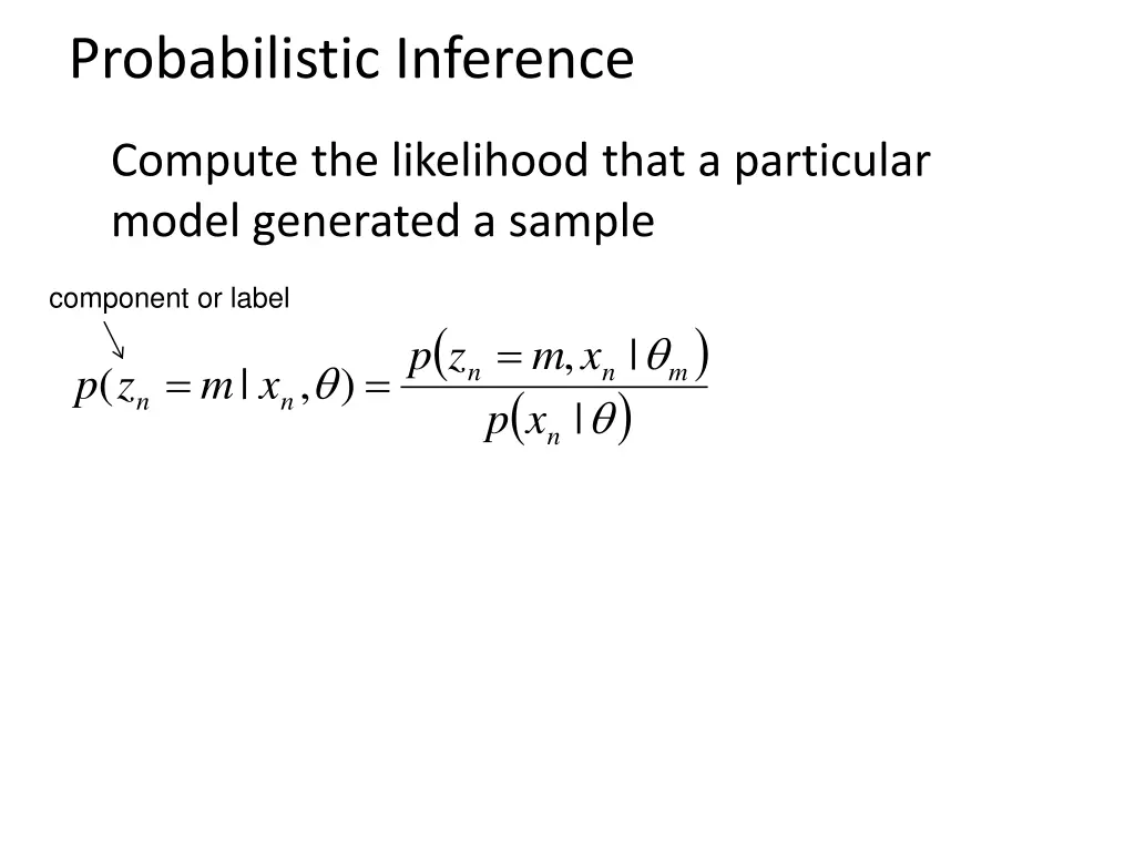 probabilistic inference 2
