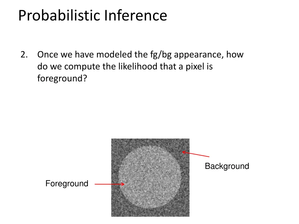 probabilistic inference