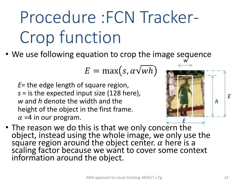 procedure fcn tracker crop function