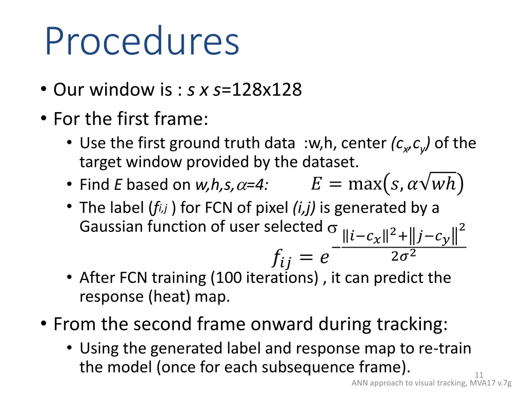 procedures