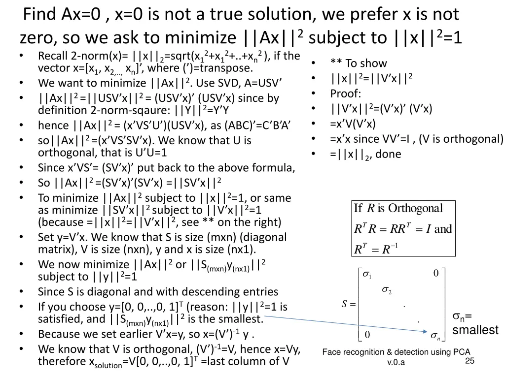 find ax 0 x 0 is not a true solution we prefer
