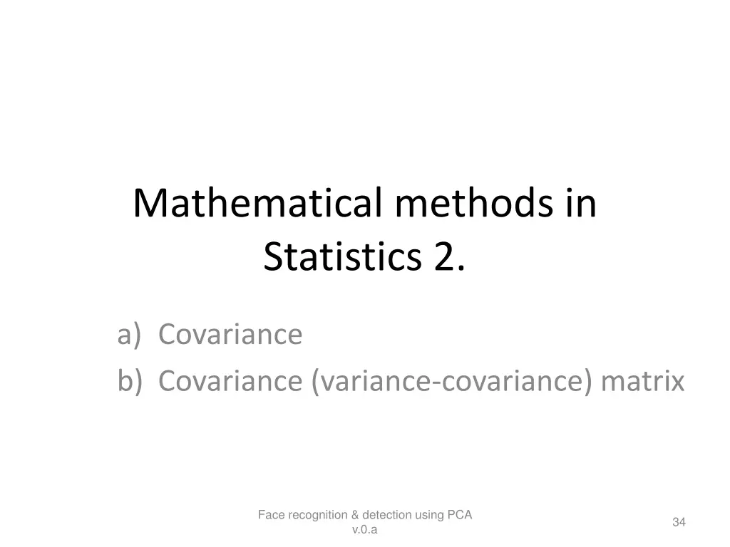 mathematical methods in statistics 2