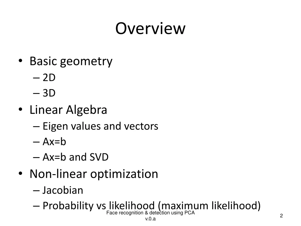 overview