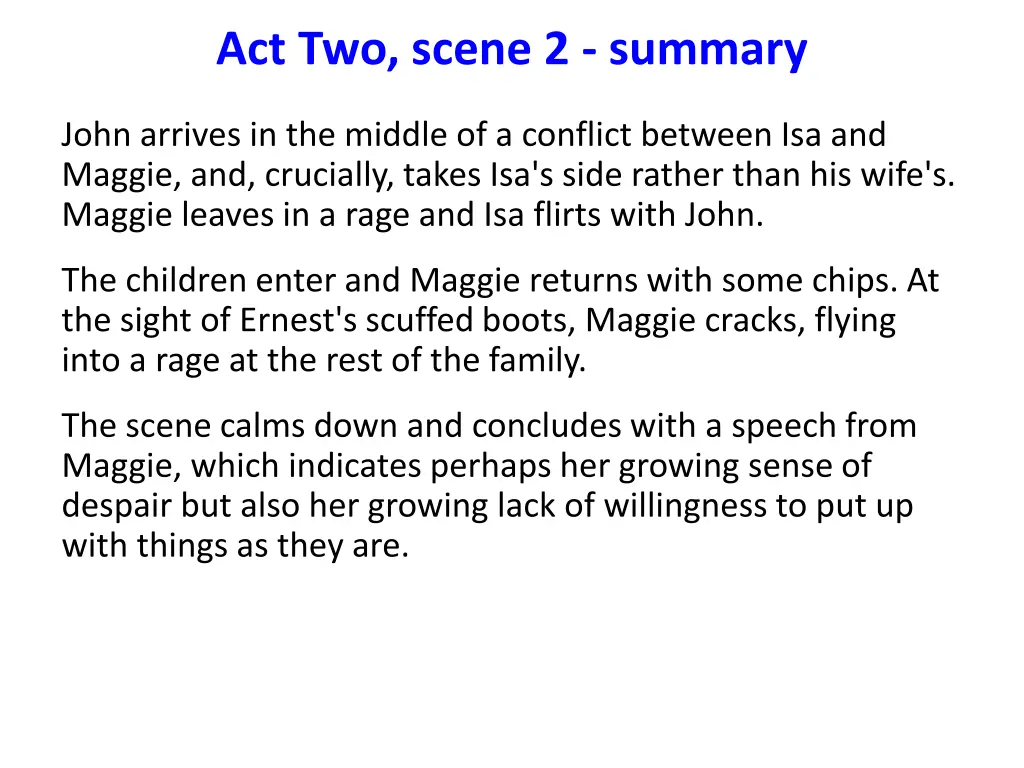 act two scene 2 summary 1