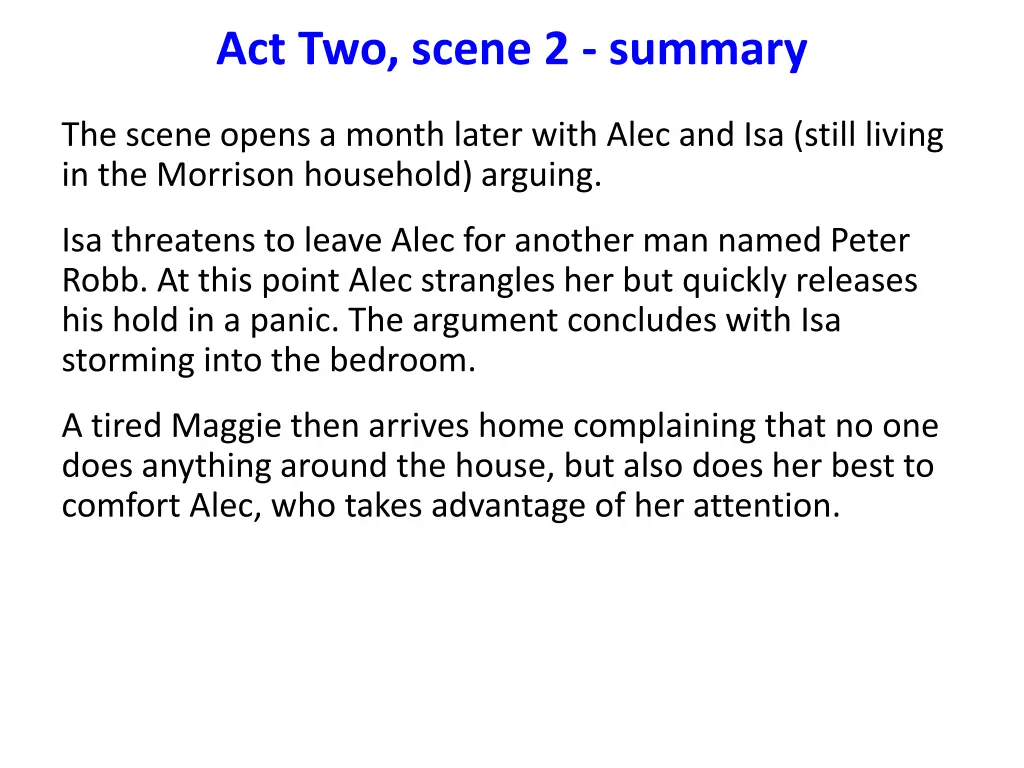 act two scene 2 summary