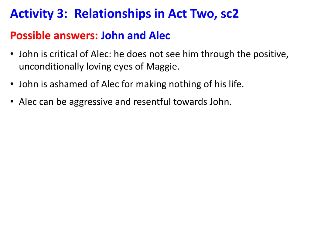 activity 3 relationships in act two sc2 6