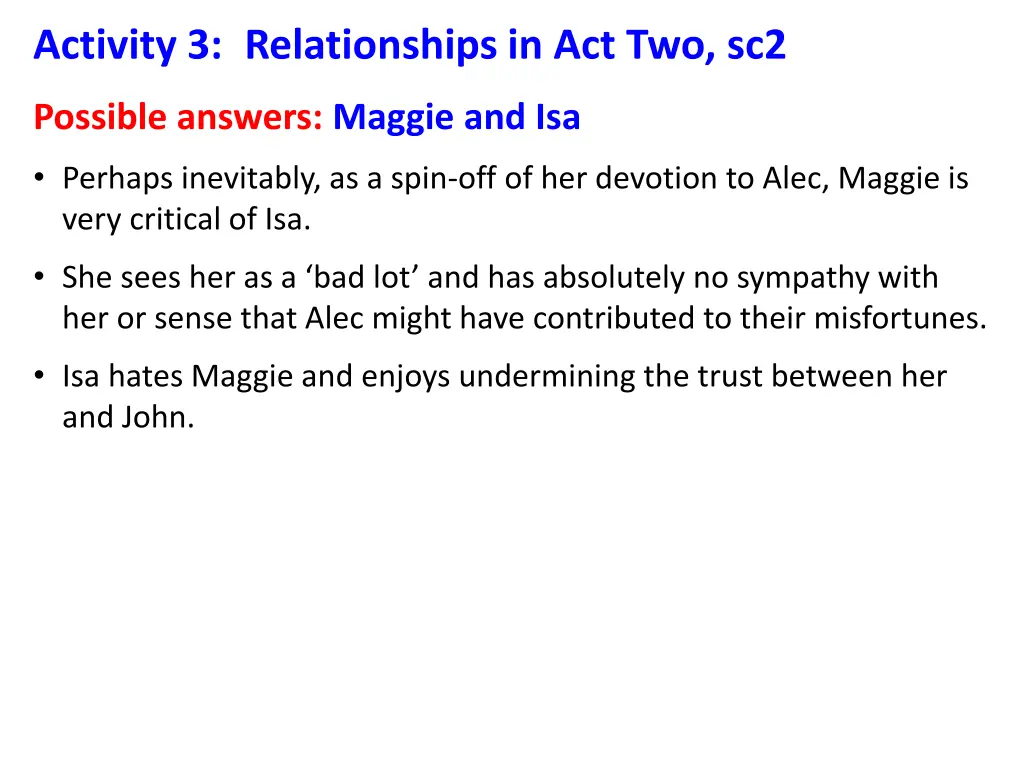 activity 3 relationships in act two sc2 7