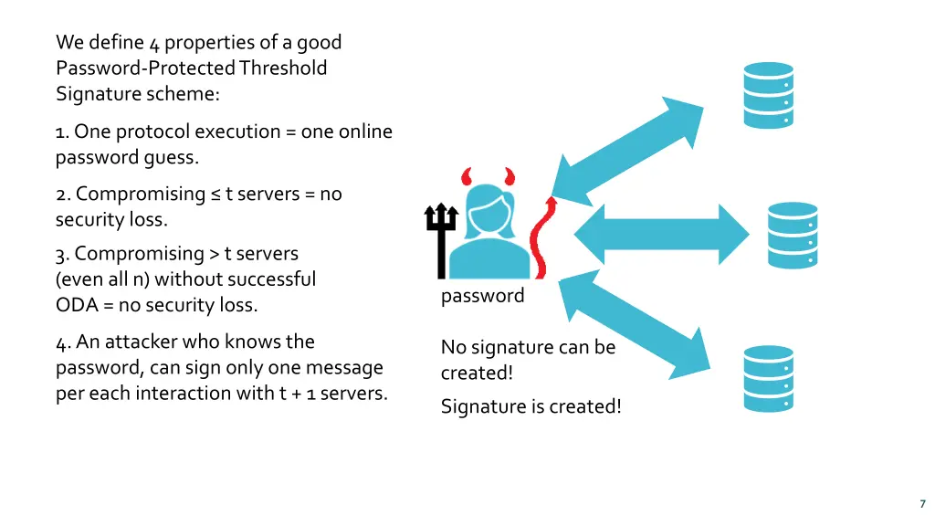 we define 4 properties of a good password 3