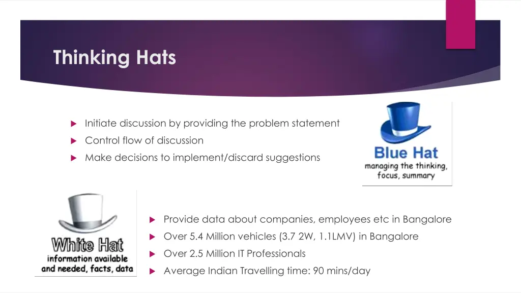 thinking hats