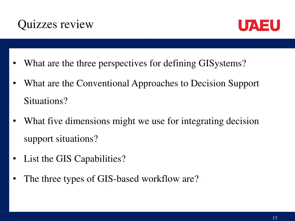 quizzes review 1