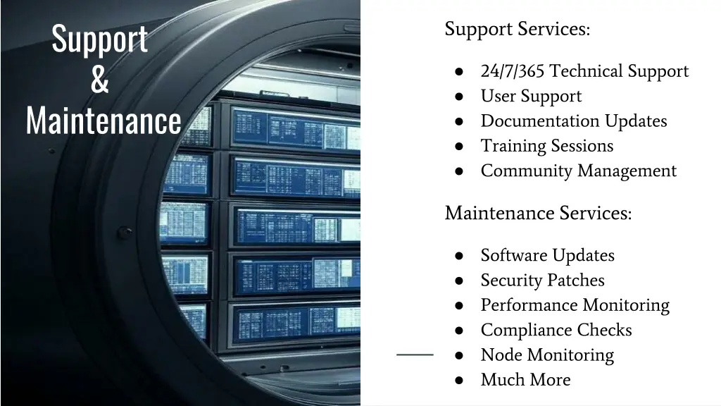 support maintenance