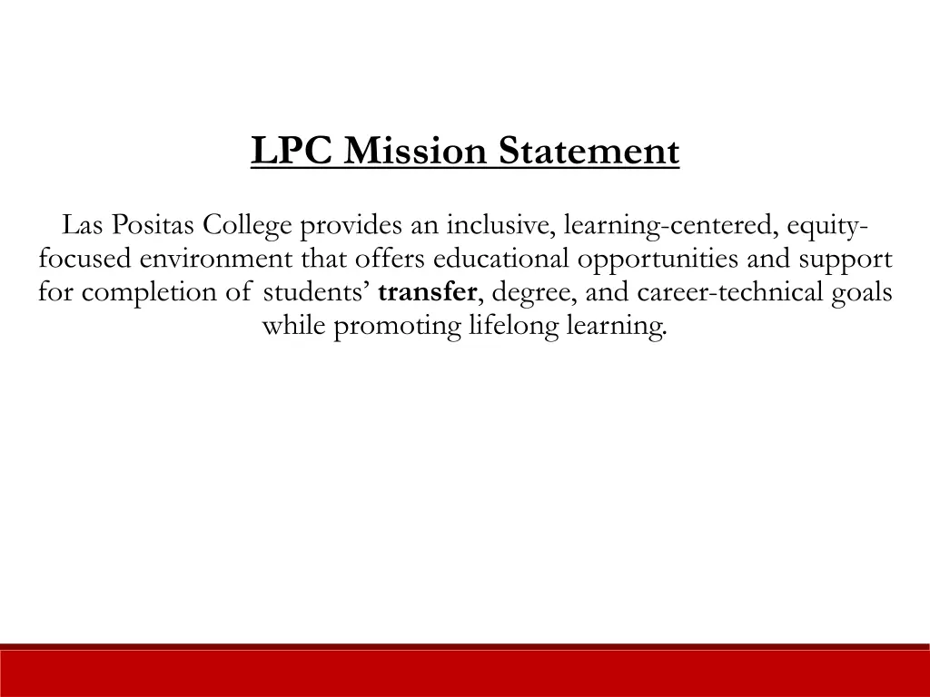lpc mission statement