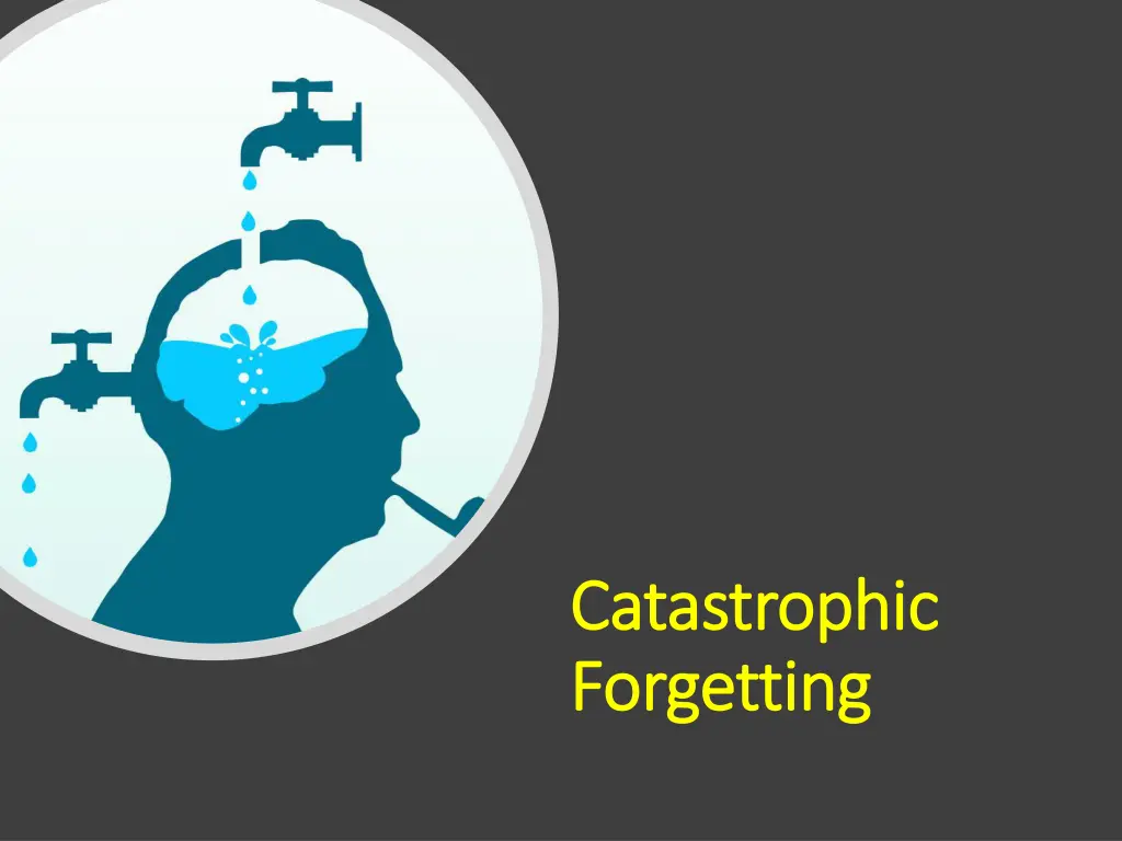 catastrophic catastrophic forgetting forgetting
