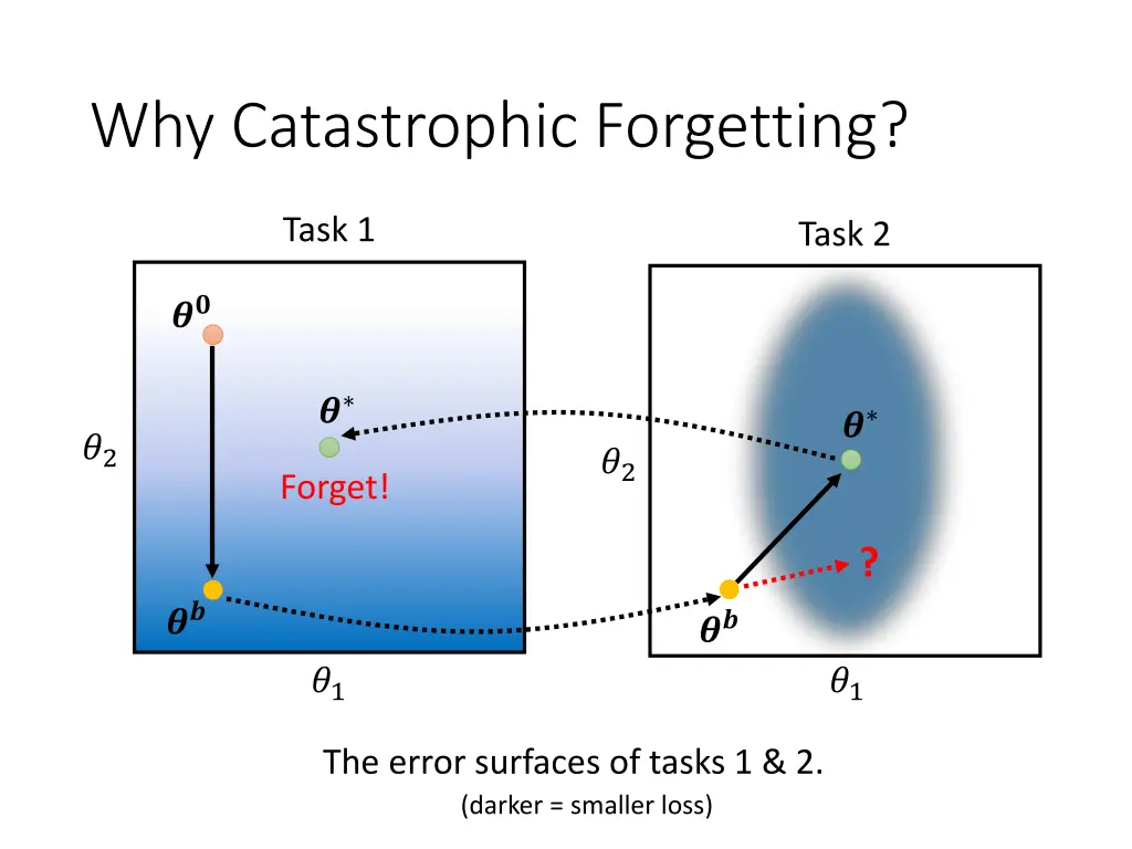 why catastrophic forgetting