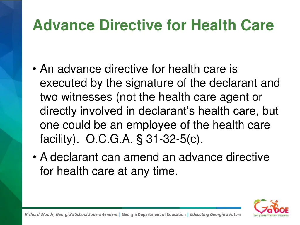 advance directive for health care 2