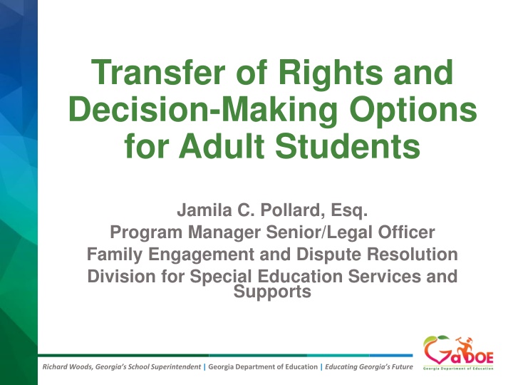 transfer of rights and decision making options