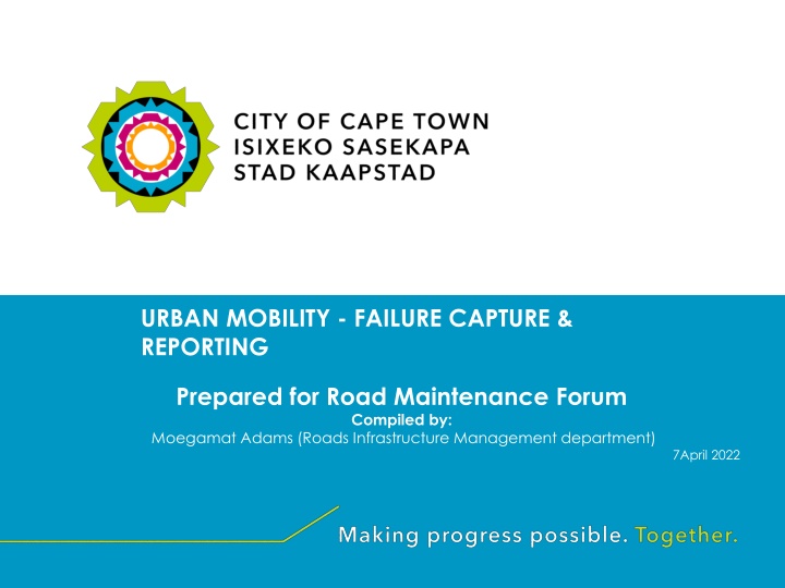 urban mobility failure capture reporting
