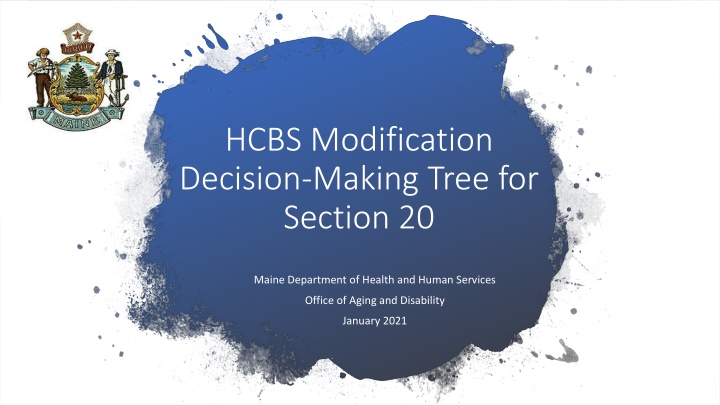 hcbs modification decision making tree