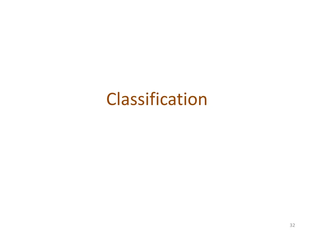 classification